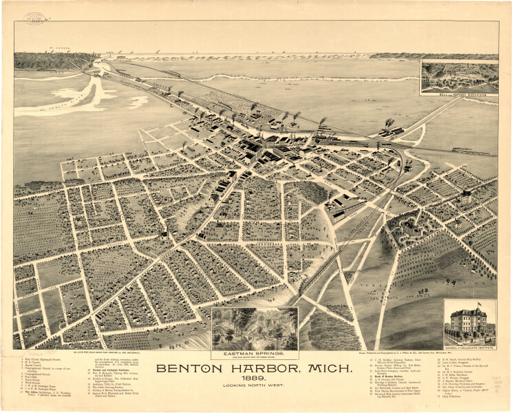 E94 - Benton Harbor Michigan - 1889