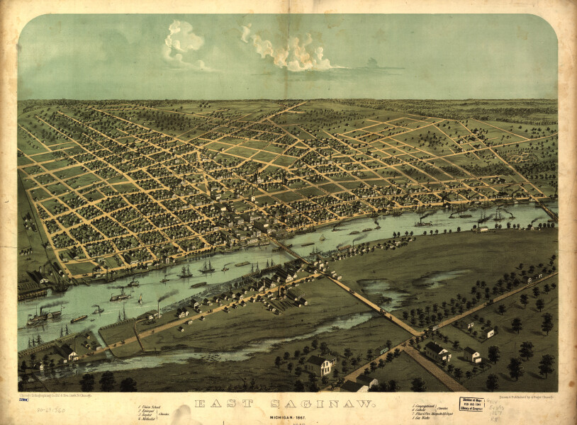 E94 - East Saginaw Michigan - 1867