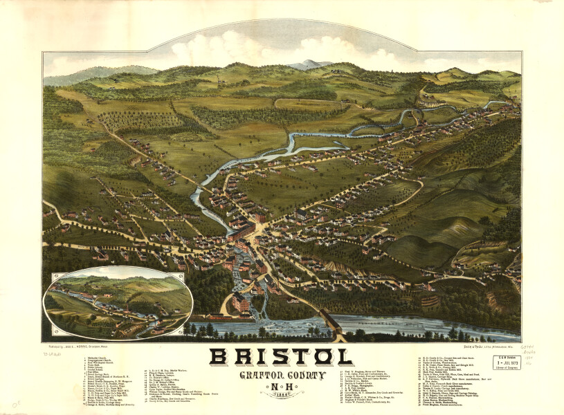 E104 - Bristol Grafton County New Hampshire - 1884