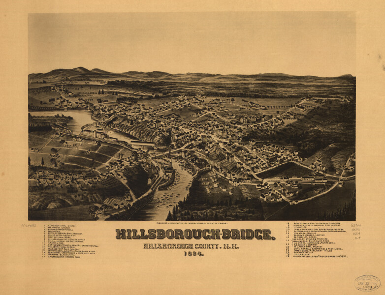 E104 - Hillsborough-Bridge Hillsborough County New Hampshire - 1884