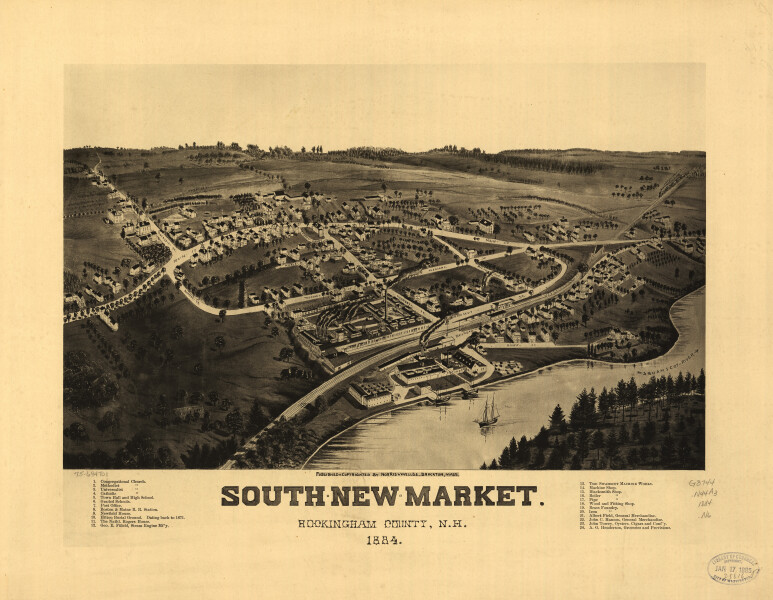 E104 - South-New-Market Rockingham County New Hampshire - 1884