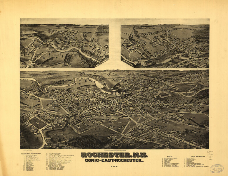 E104 - Rochester New Hampshire Gonic and East-Rochester - 1884