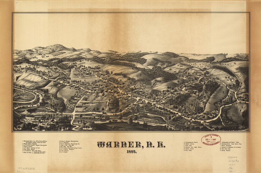 E104 - Warner New Hampshire - 1887