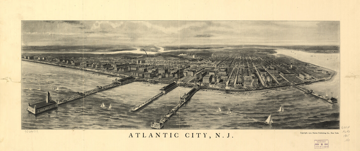 E106 - Atlantic City New Jersey - 1905