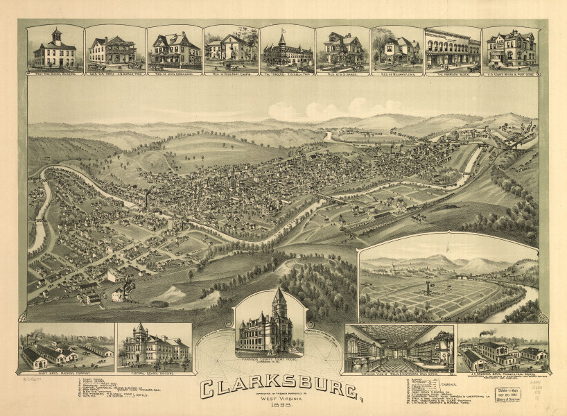 E108 - Clarksburg West Virginia - 1898