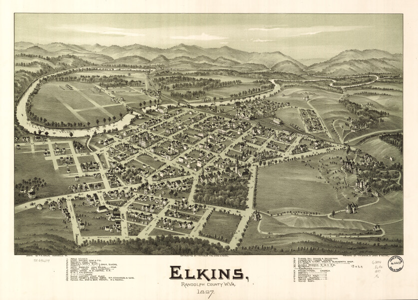 E108 - Elkins Randolph County West Virginia - 1897