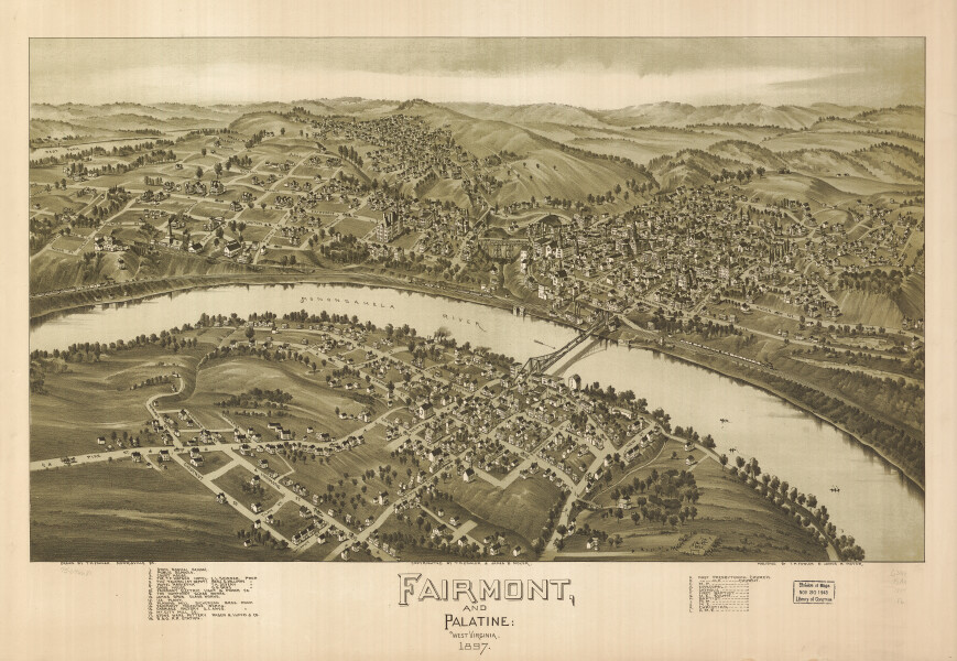 E108 - Fairmont and Palatine West Virginia - 1897