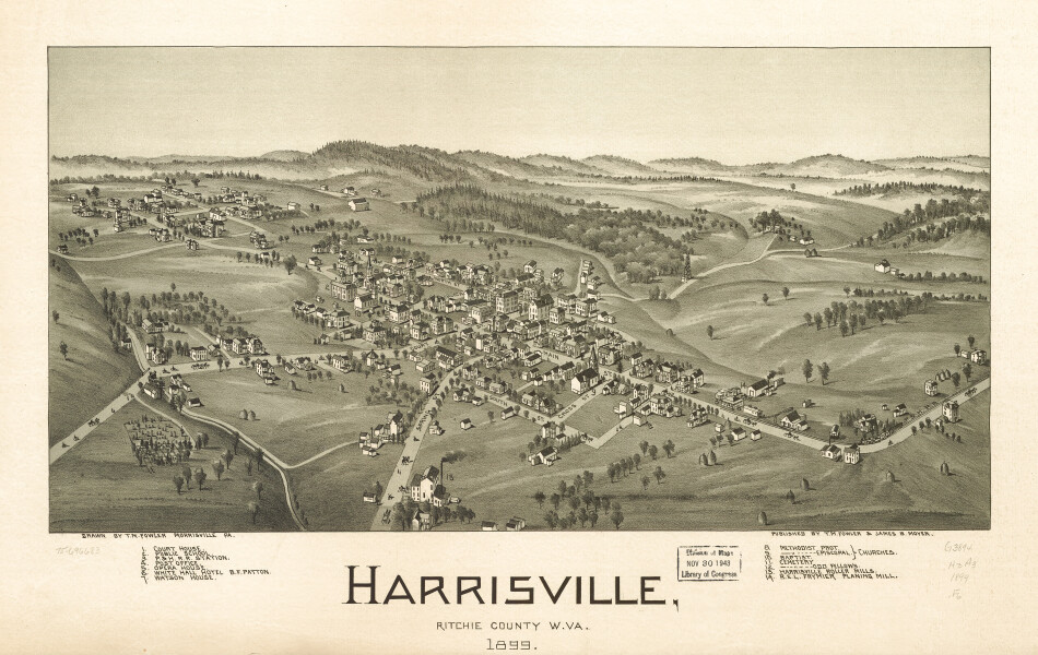 E108 - Harrisville Ritchie County West Virginia - 1899