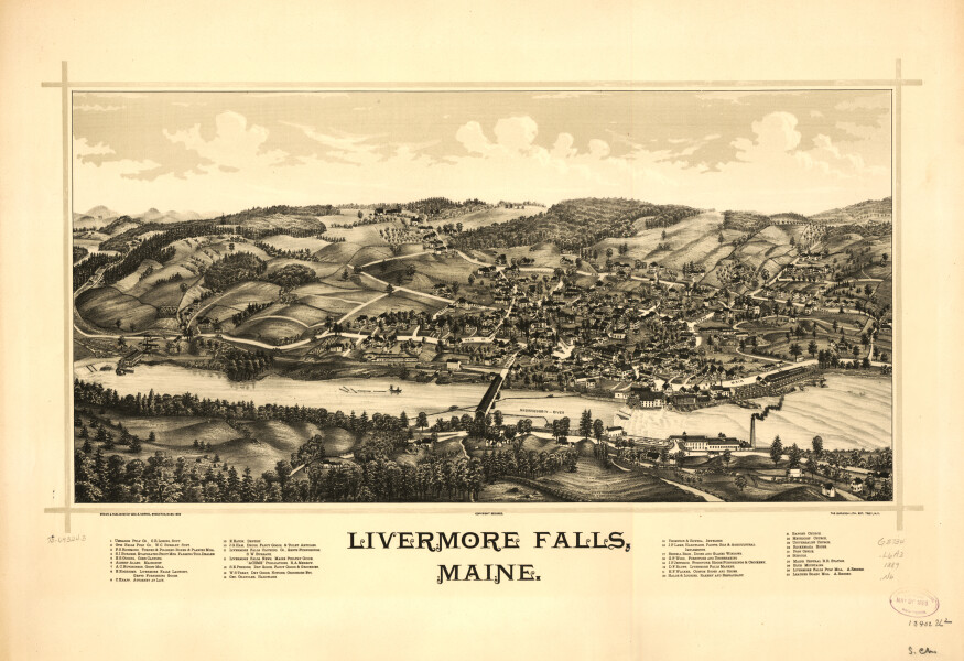 E110 - Livermore Falls Maine - 1889