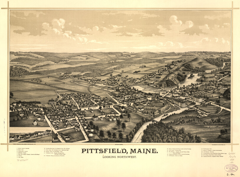 E110 - Pittsfield Maine - 1889