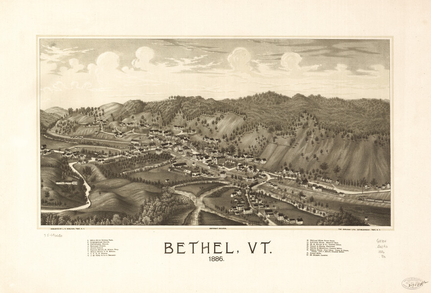 E111 - Bethel Vermont - 1886