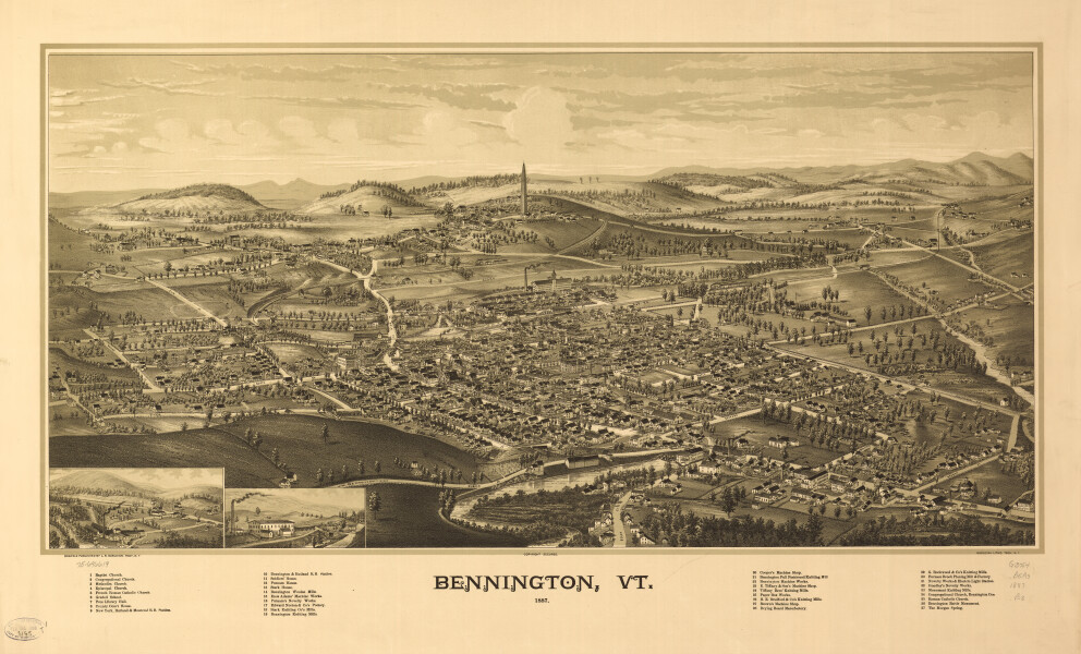 E111 - Bennington Vermont - 1887