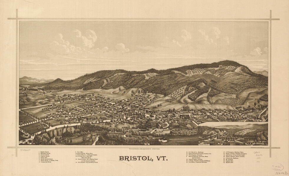 E111 - Bristol Vermont - 1889