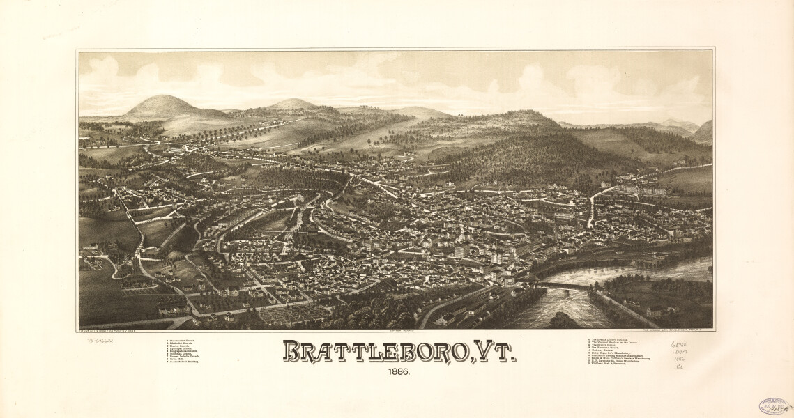 E111 - Brattleboro Vermont - 1886