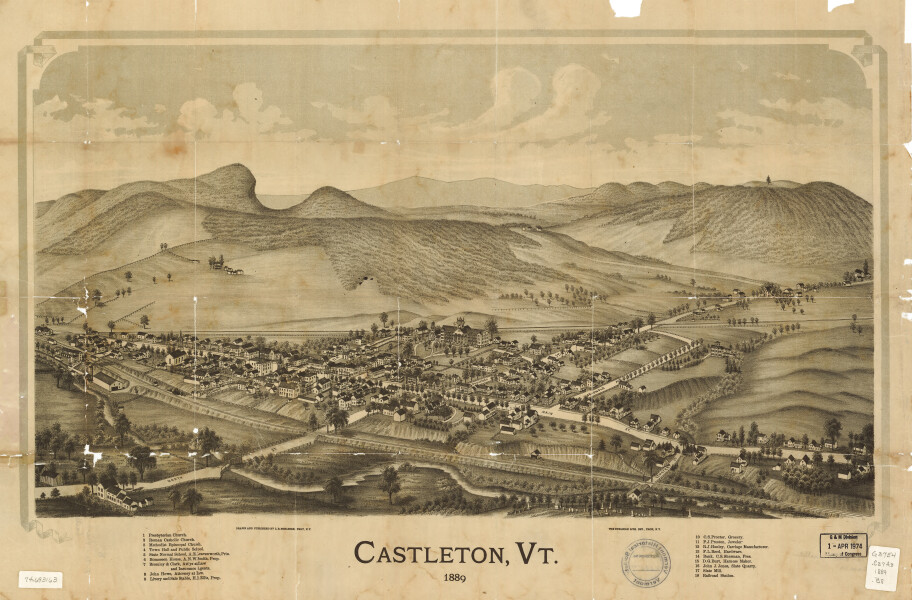 E111 - Castleton Vermont - 1889