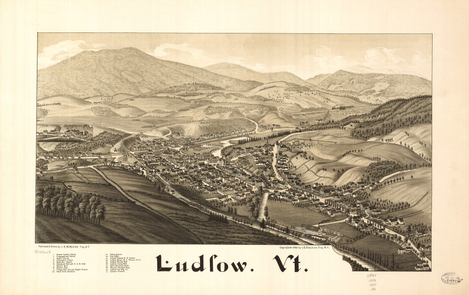 E111 - Ludlow Vermont - 1885