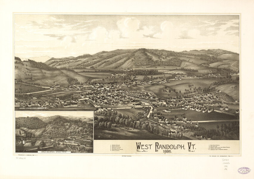 E111 - West Randolph Vermont - 1886