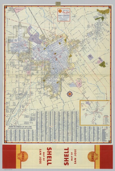 E115 - Shell San Jose and Vicinity. 1951