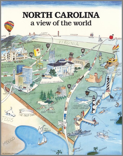 E115 - North Carolina, a view of the world. 2000