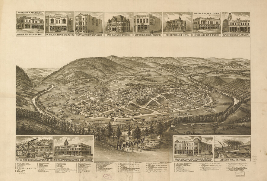 E130 - Harriman Tennessee - 1892