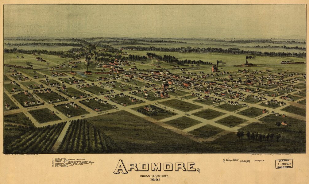 E136 - Ardmore Indian Territory - 1891