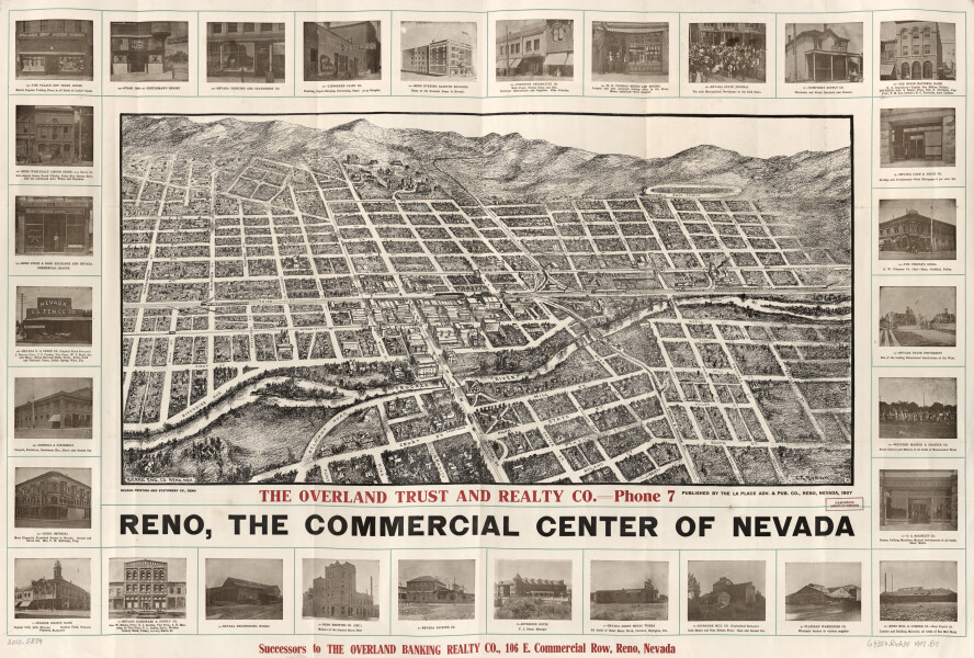 E143 - Reno the commercial center of Nevada - 1907