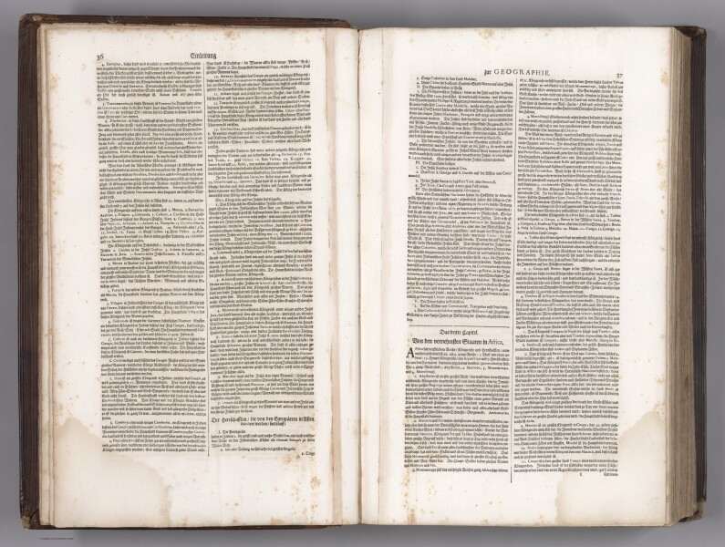 E152.030 - Text: ... Geographia. Historica (continued).