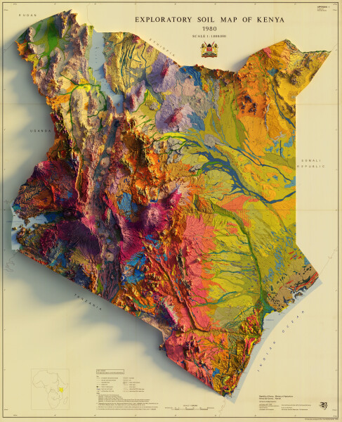 E173 - Exploratory Soil Map of Kenya 1980