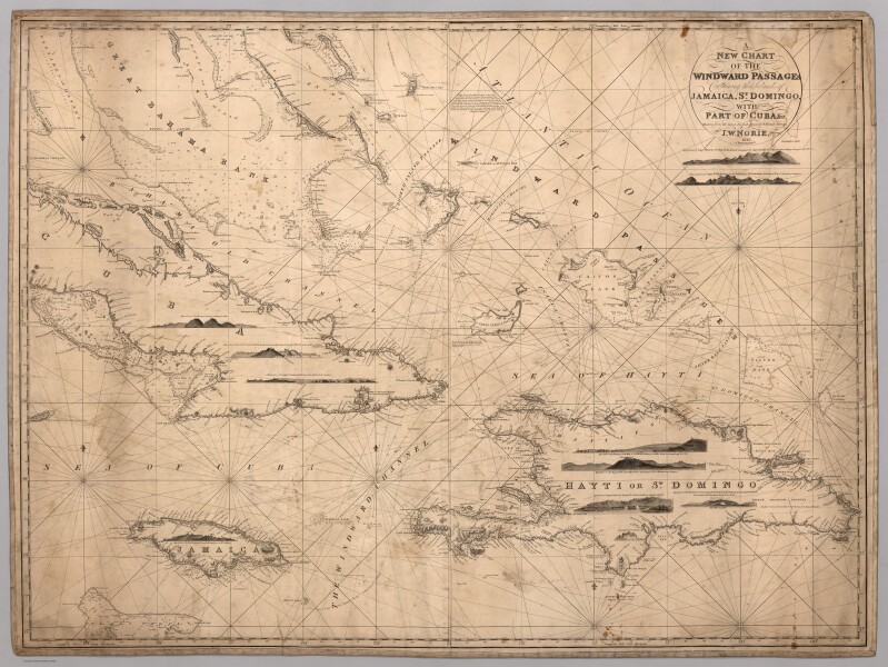E179 - New Chart of the Windward Passages - 1846