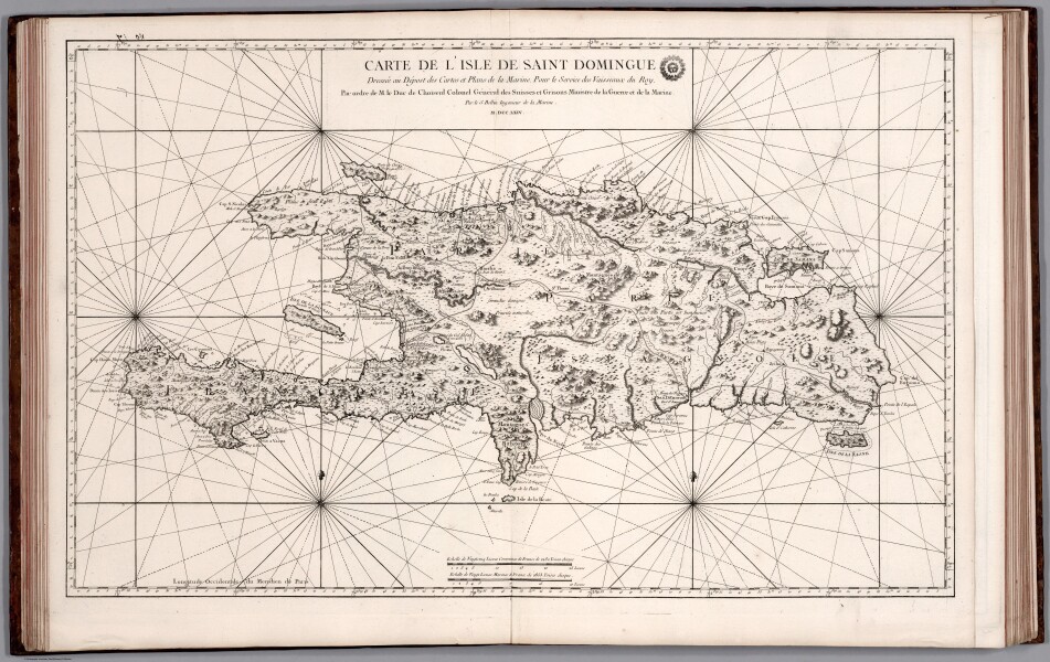 E179 - Carte de l'Isle de Saint Domingue - 1764