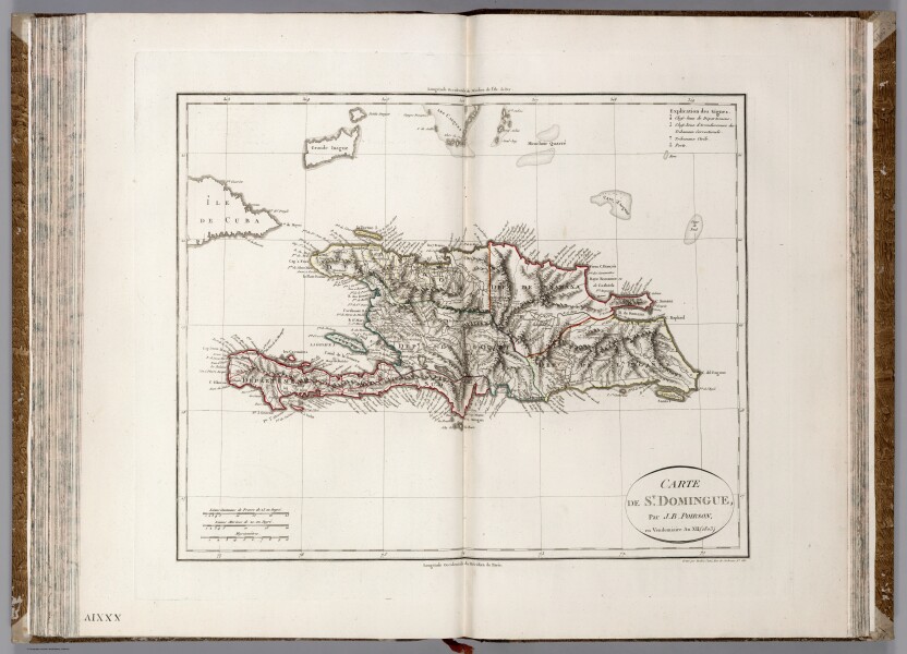 E179 - XXXIV Carte de St Domingue - 1803