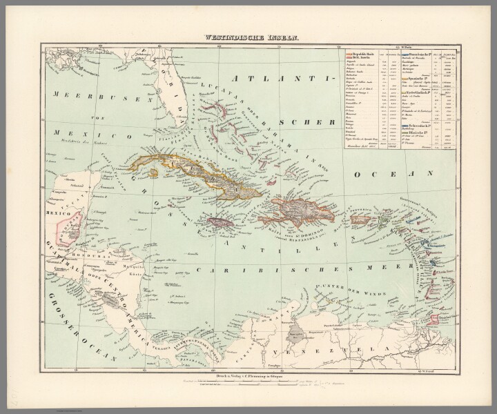 E179 - No. 107. Westindische Inseln - 1859