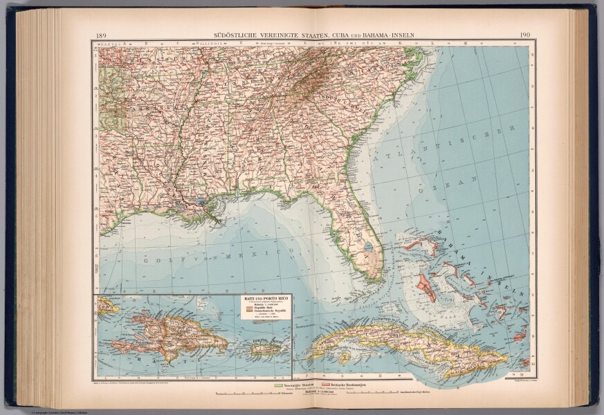 E179 - Sudostliche Vereinigte Staaten, Cuba und Bahama - Inseln - 1905