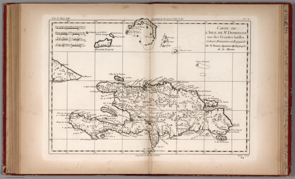 E179 - Carte de L'Isle de St. Domingue - 1780
