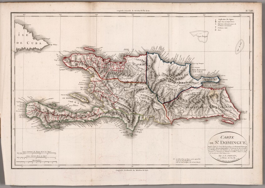 E179 - Carte de St. Domingue - 1803