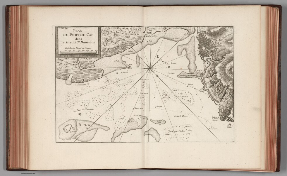 E179 - Plan du port du cap dans I'isle de St Domingue - 1764