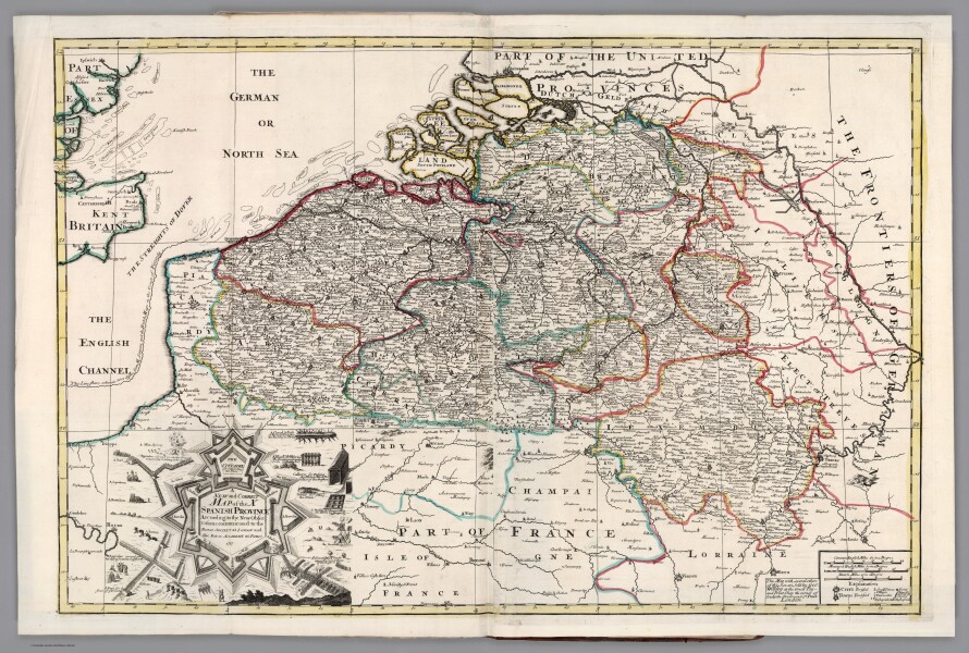 E182.022 - No. 20. A new and correct map of the ten Spanish Provinces