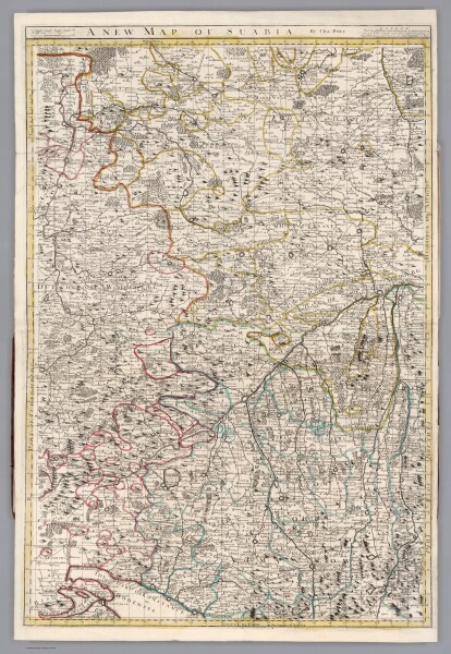 E182.023 - No. 21. A new map of Suabia