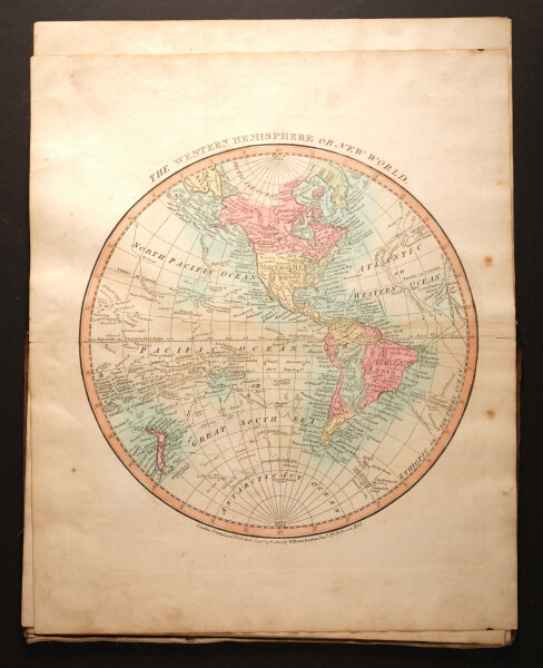 E191 – World Atlas early 1800s - 0033