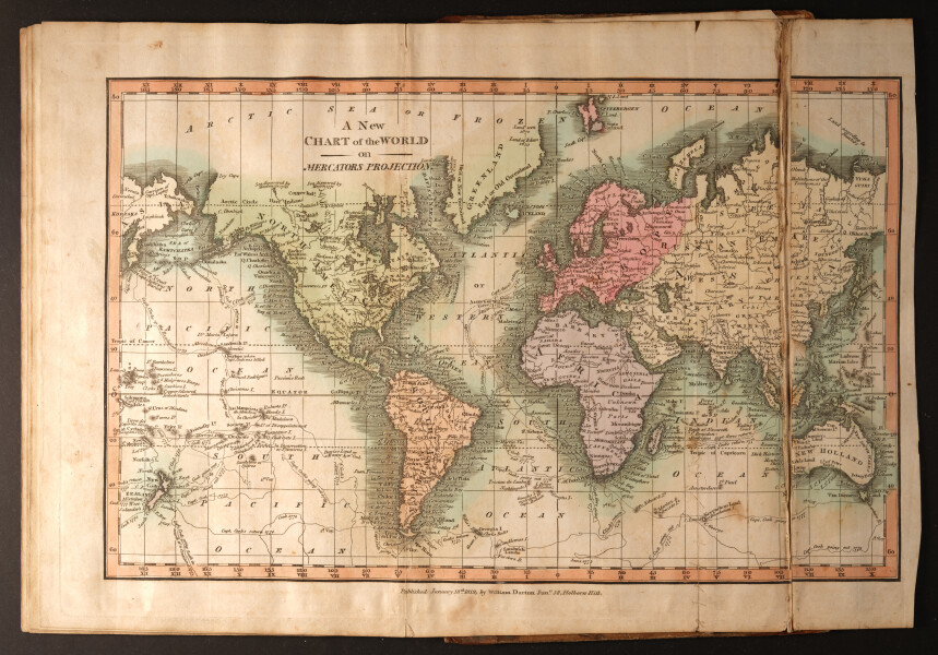 E191 – World Atlas early 1800s - 0044