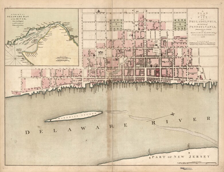 E195 - A plan of the city of Philadelphia - Easburn - 1776