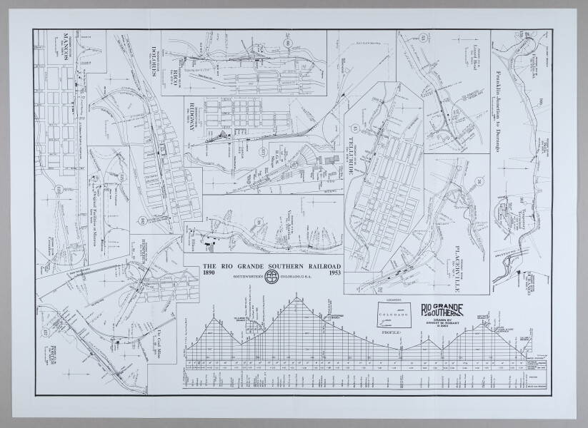 E220 - Various Railroad Maps - 1553