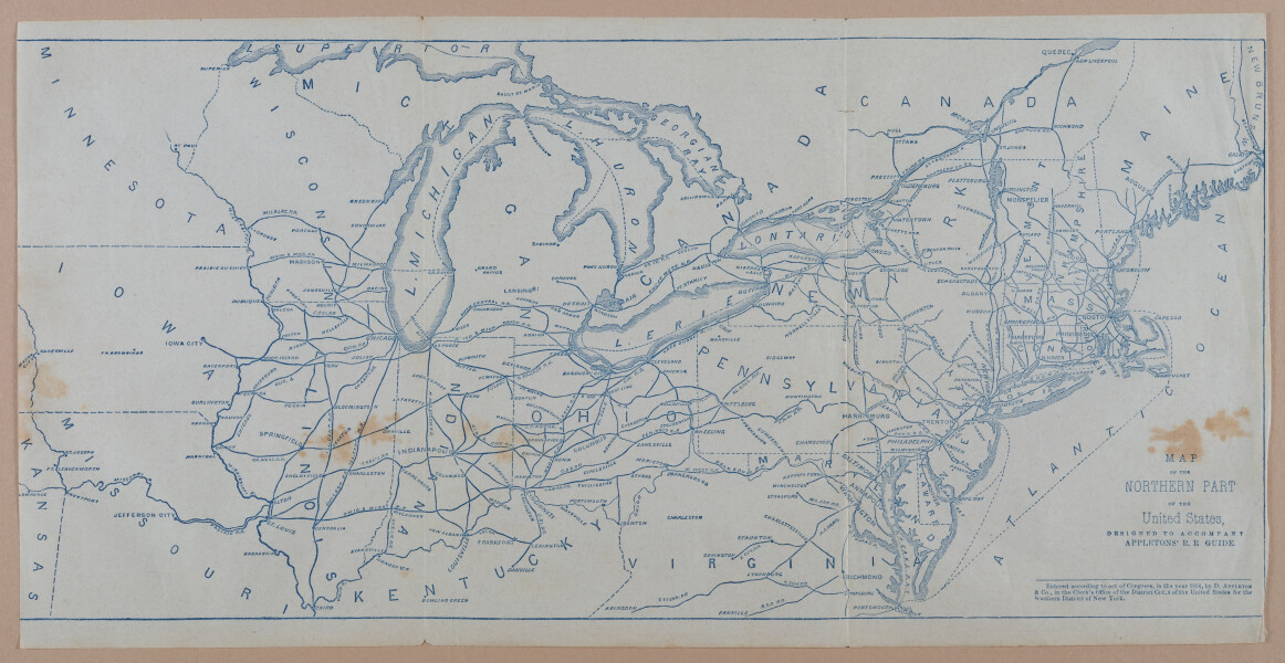 E220 - Various Railroad Maps - 1763