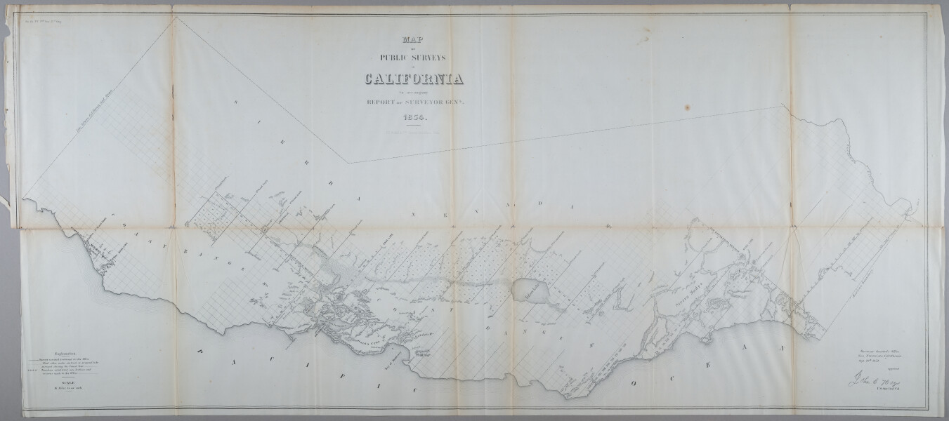 E227 - 1854 California Map 