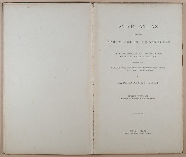 E236 - Star Atlas by Upton - 1896 - 1776