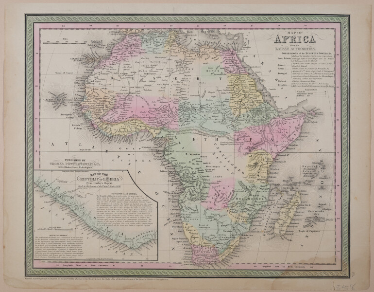 E241 - Map of Africa - i1723