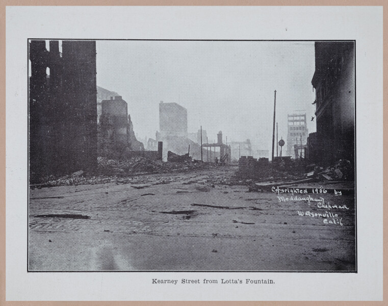 E256 - Ruins of San Francisco ,1906 - 2898
