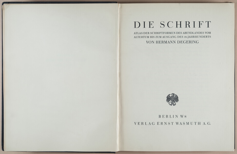 E260 - Die Schrift - 1929 - 3399