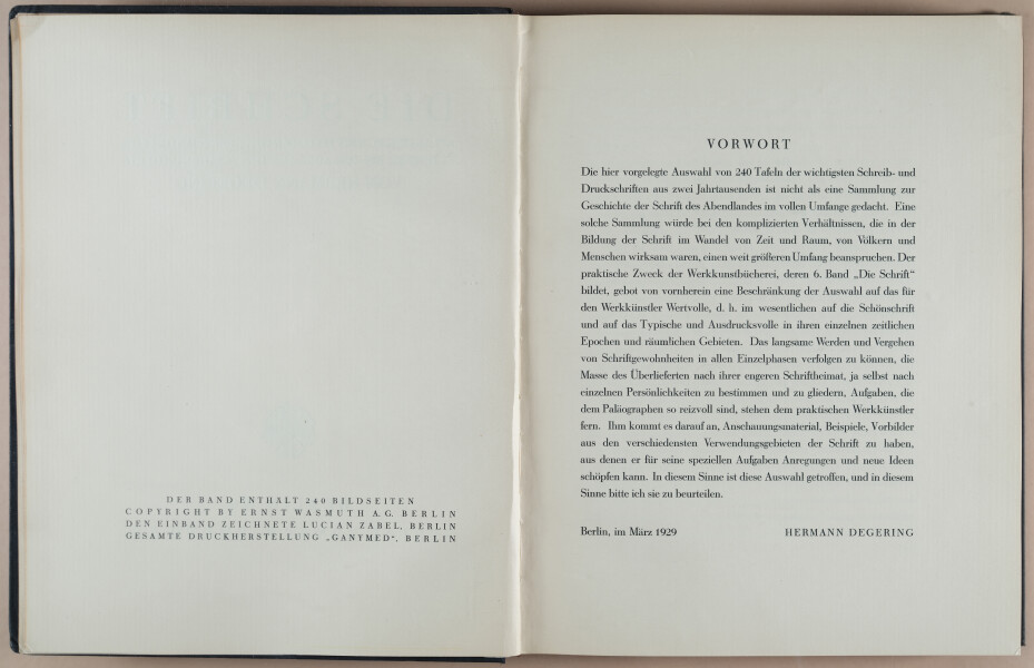 E260 - Die Schrift - 1929 - 3400