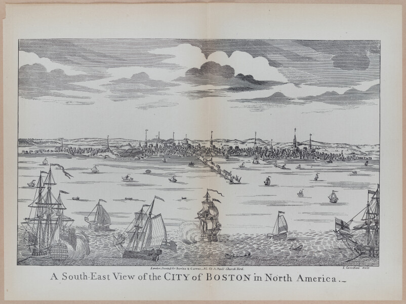 E262 - Antique Views of Ye Towne of Boston - 1882 - i3658 - 3659